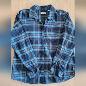 Orvis Women’s Lodge Flannel Plaid Shirt L